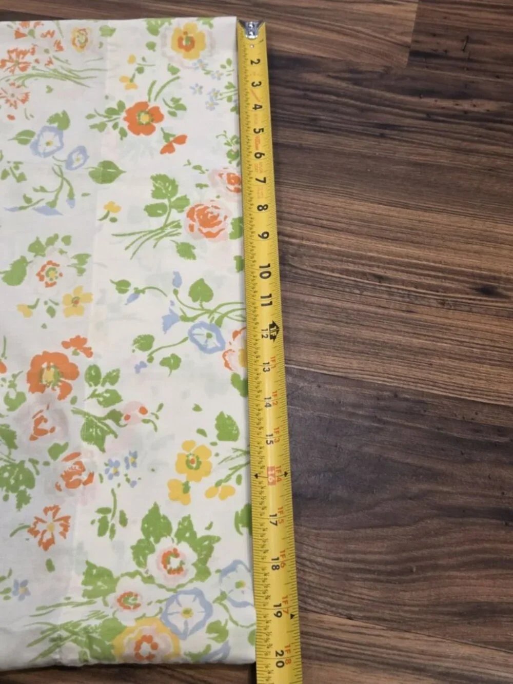 Vtg Springmaid Wondercale Twin Flat Sheets Set of 4 + Pillowcase Floral